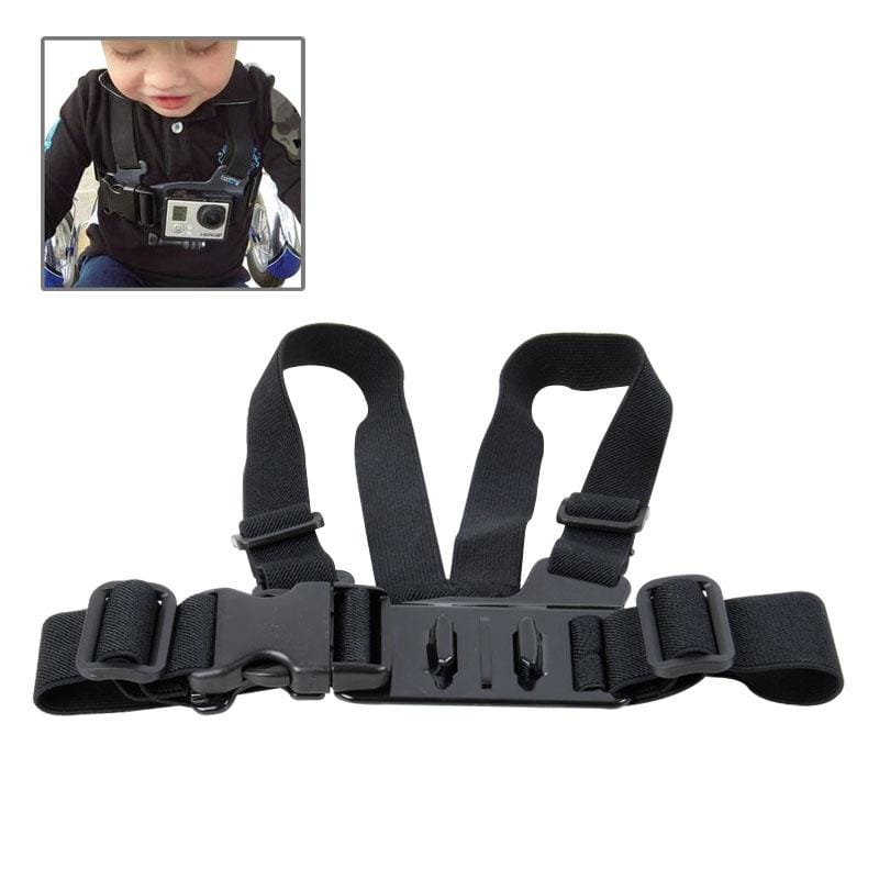 TMC HR-185 Junior Chest Mount Harness / Chest Belt for GoPro  NEW HERO /HERO6   /5 /5 Session /4 Session /4 /3+ /3 /2 /1, Xiaoyi and Other Action Cameras (Green)