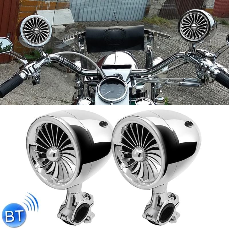 BJ600 600W Multi-functional Motorcycle Bluetooth Modified Audio Amplifier, Support FM & Wired Control (Silver)