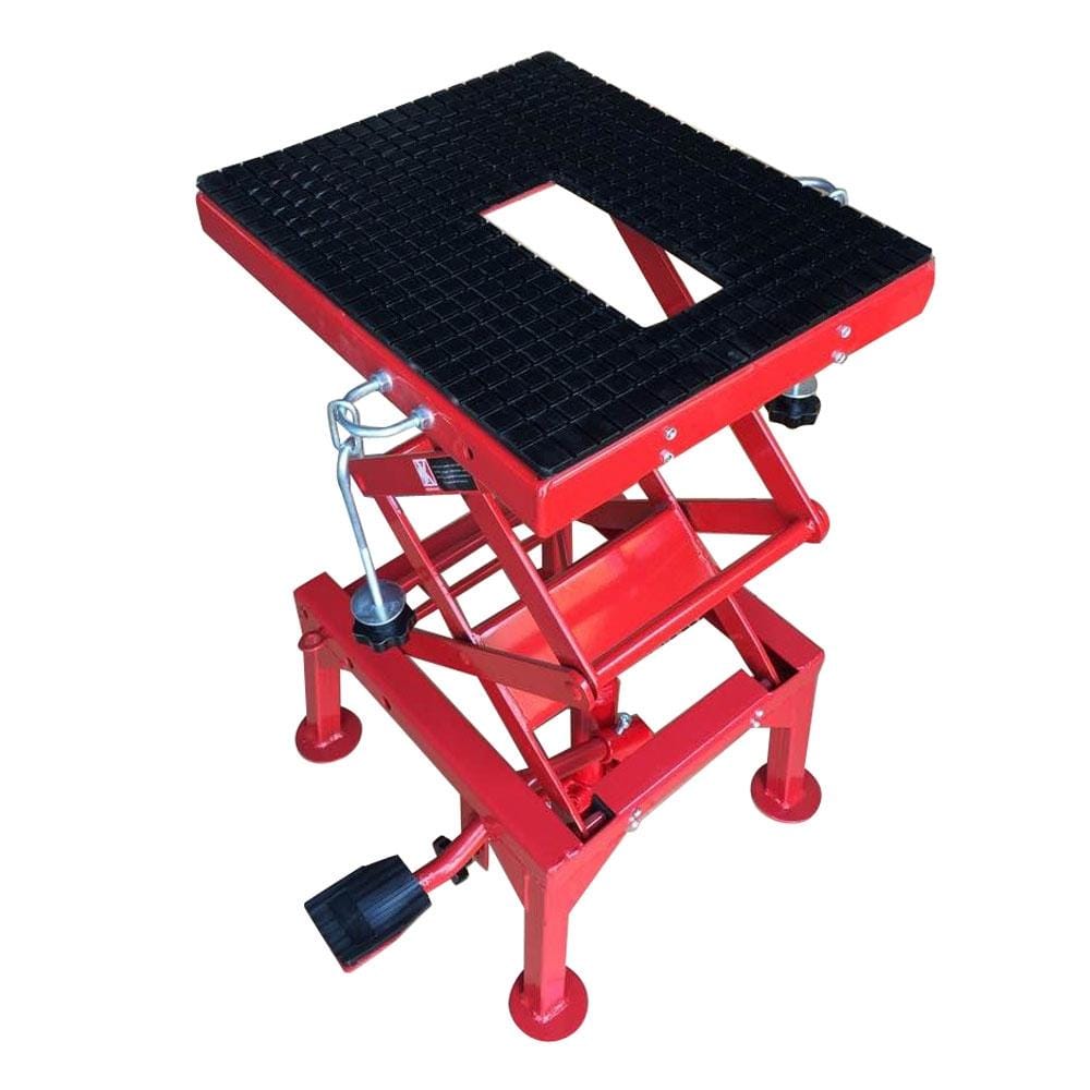 Steel Scissor Lifting Adjustable Platform for Motorcycle, Load-bearing: 300lbs