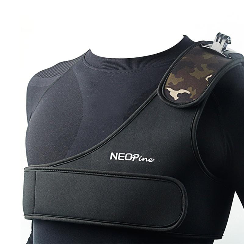 Special Sports DV Foam Diving Material Chest Belt for GoPro  NEW HERO /HERO6   /5 /5 Session /4 Session /4 /3+ /3 /2 /1, Xiaoyi and Other Action Cameras (Black)