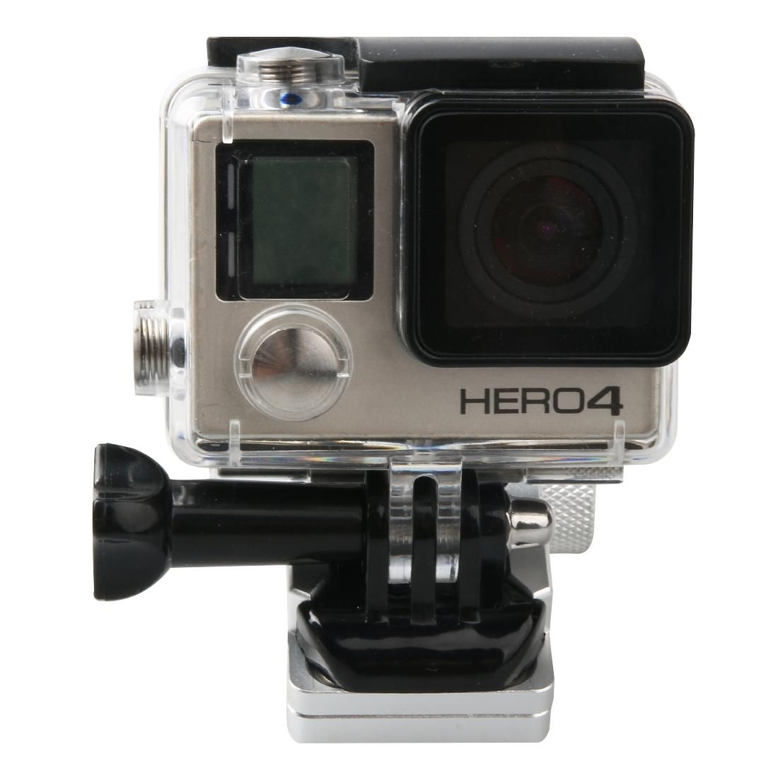 Motorcycle Rearview Mirror CNC Aluminum Alloy Stent Fixed Bracket Holder for GoPro  NEW HERO /HERO6  / 5 /5 Session /4 /3+ /3 /2 /1, Xiaomi Xiaoyi, SJCAM Camera (Silver)
