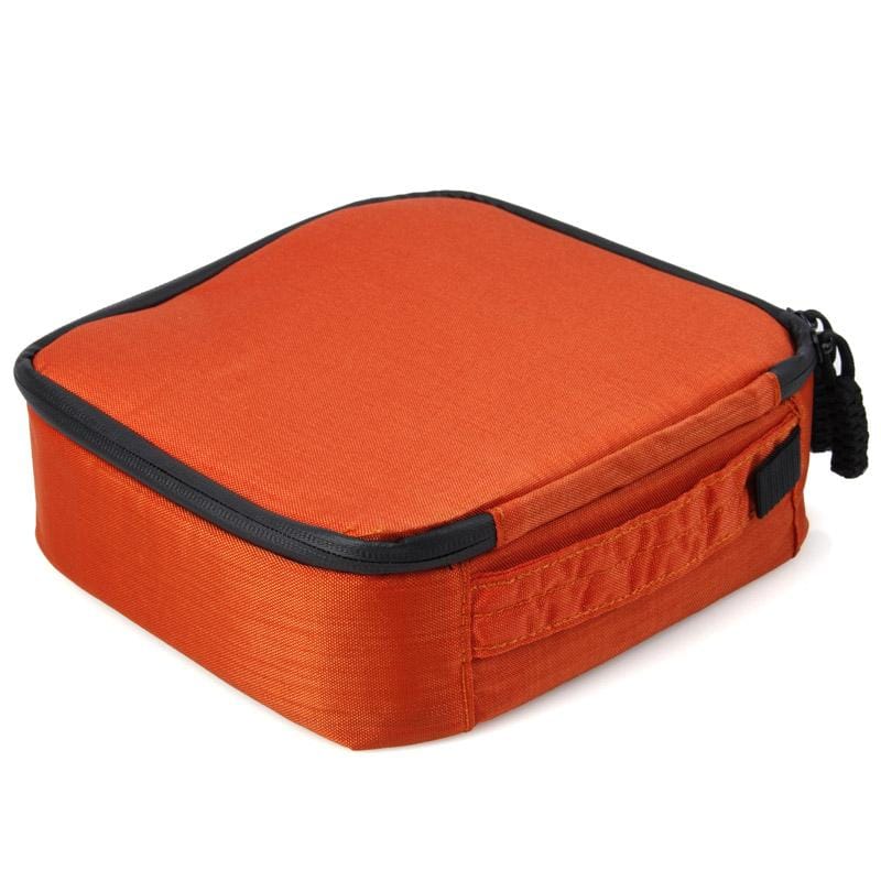 TMC Weather Resistant Soft Case for GoPro  NEW HERO /HERO6   /5 /4 Session /4 /3+ /3 /2 /1, Puluz U6000 and other Sport Cameras Accessories (Orange)