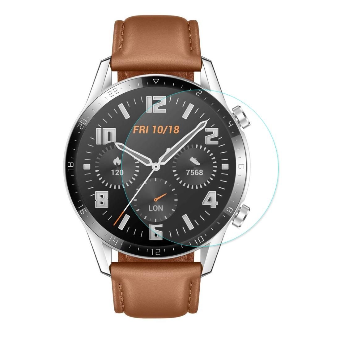For HUAWEI Watch GT 2 46mm  ENKAY Hat-Prince 0.2mm 9H 2.15D Curved Edge Tempered Glass Film