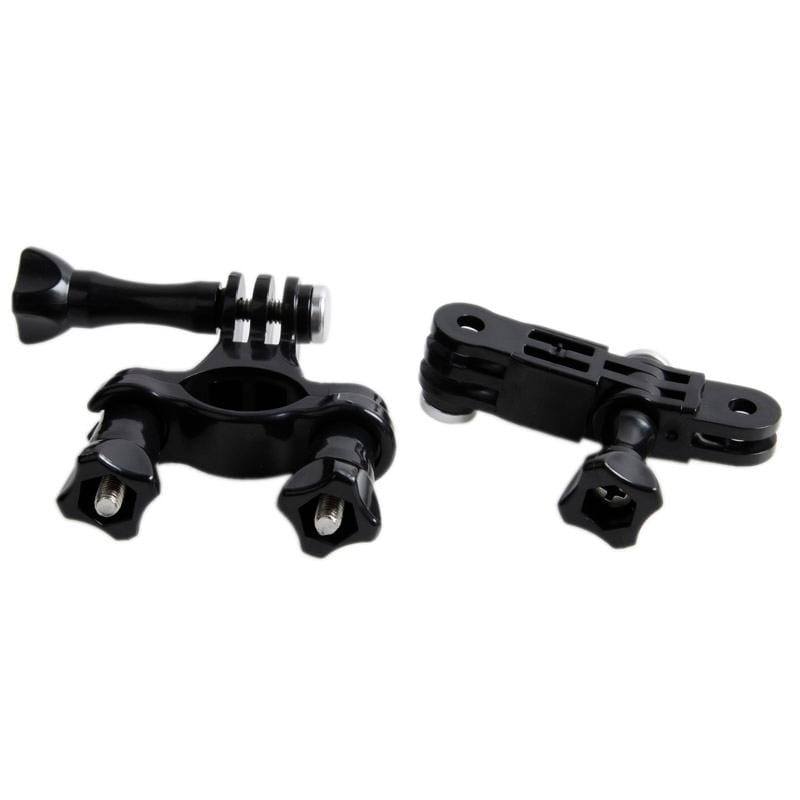 TMC HR197 Bike Handlebar Seatpost Pole Mount Holder + Screw Bolt + 3 Way Pivot Arm for GoPro HERO6 /5 /5 Session /4 Session /4 /3+ /3 /2 /1, Xiaoyi and Other Action Cameras