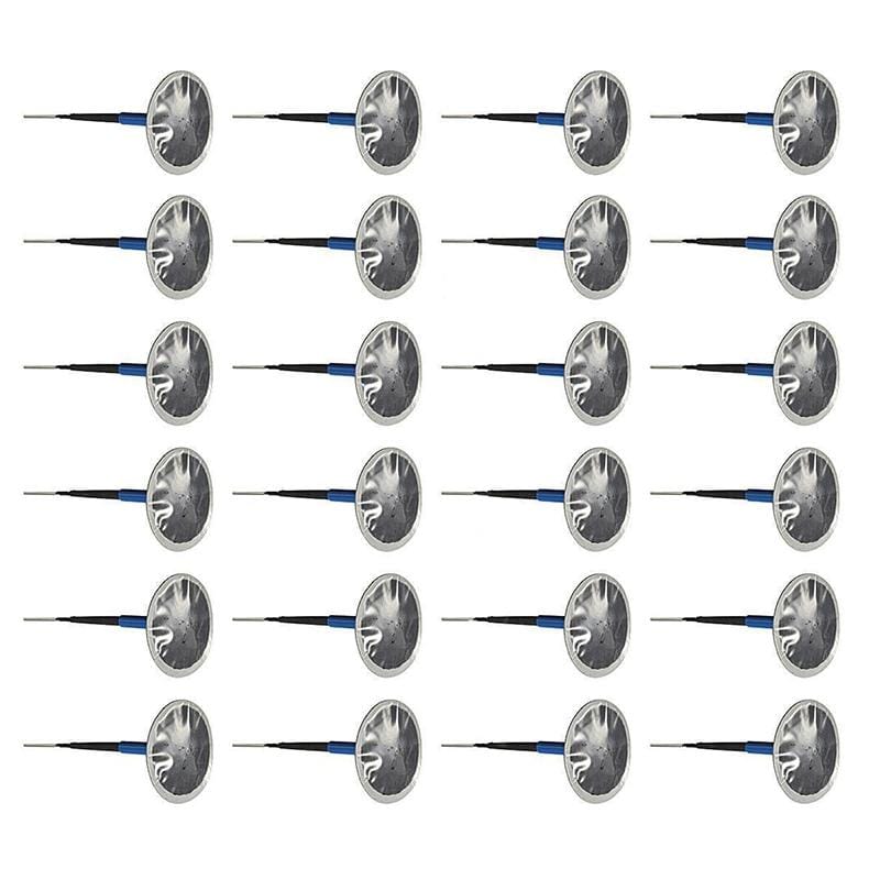 24 PCS 6mm Mushroom Nail-tyre Film Tyre Cold Patch Film Rubber Tire Repair Kit