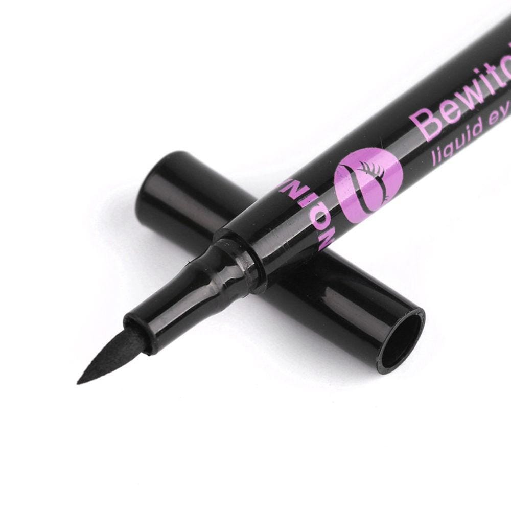 3 PCS Beauty Fashion Style Black Long-lasting Waterproof Liquid Eyeliner Eye Liner Pen Pencil Makeup Cosmetic Tool (Black)