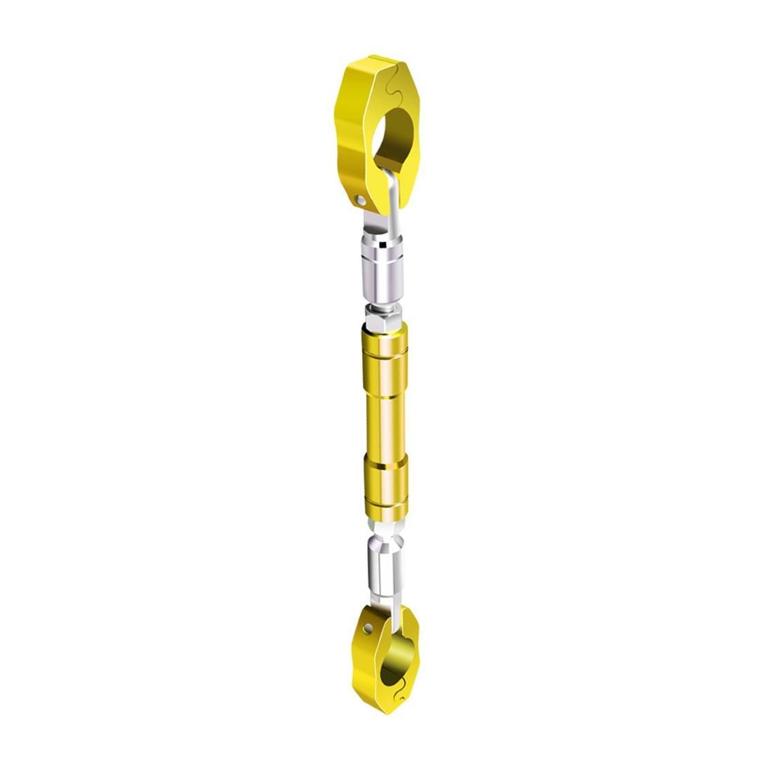 Motorcycle Aluminium Alloy Adjustable Reinforce Bar Balance Bar Motorbike Parts (Gold)
