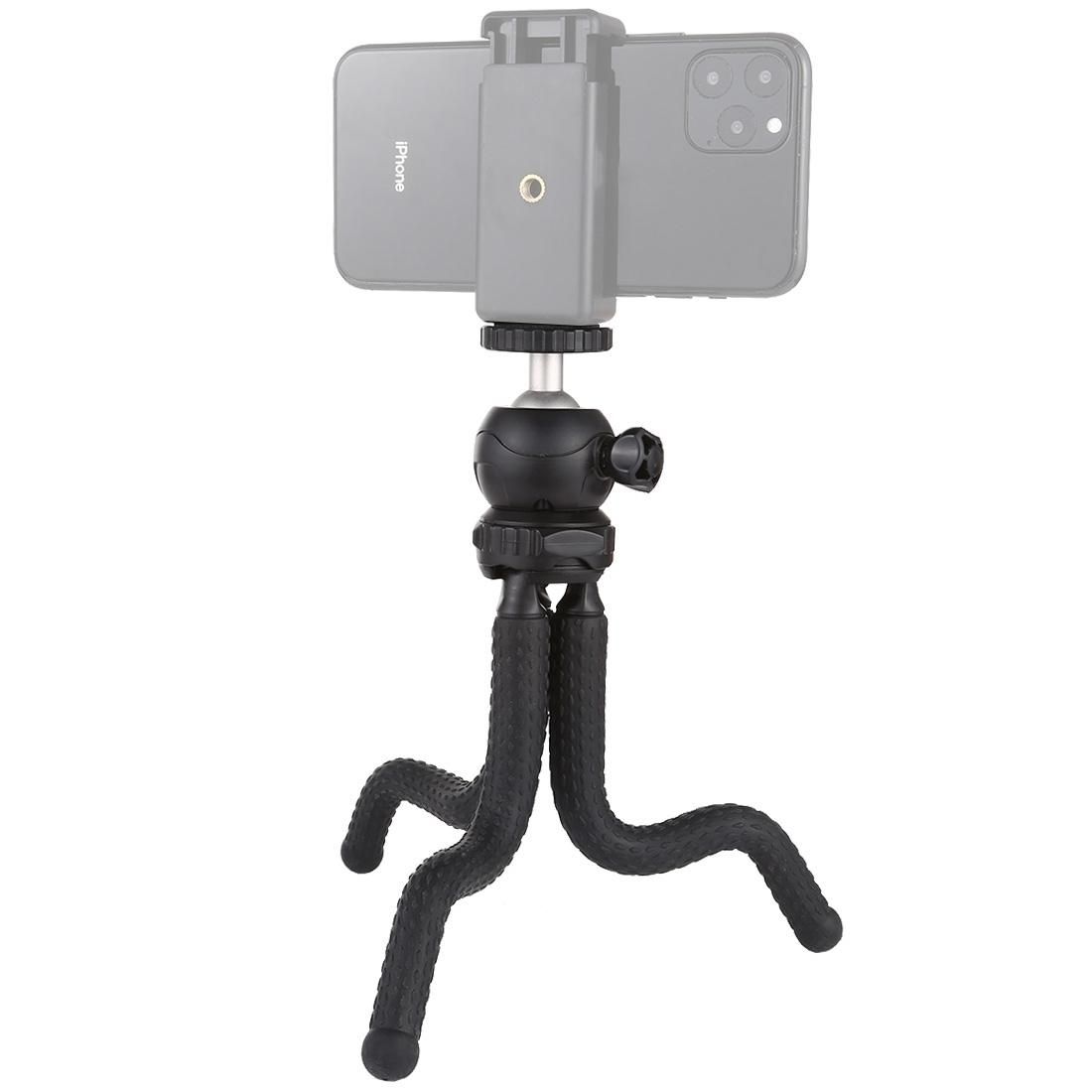 PULUZ Mini Octopus Flexible Tripod Holder with Ball Head for SLR Cameras, GoPro, Cellphone, Size: 25cmx4.5cm (Style1)