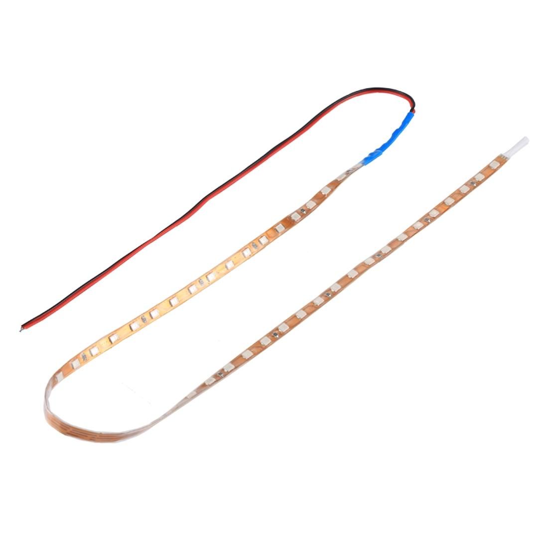 45cm 45 LEDs SMD 2835 Flexible Blue Light LED Casing Strip Light for Car, Motorcycle, DC 12V (Blue Light)