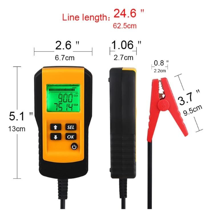 AE300 Car 12V Digital Battery Tester Analyzer