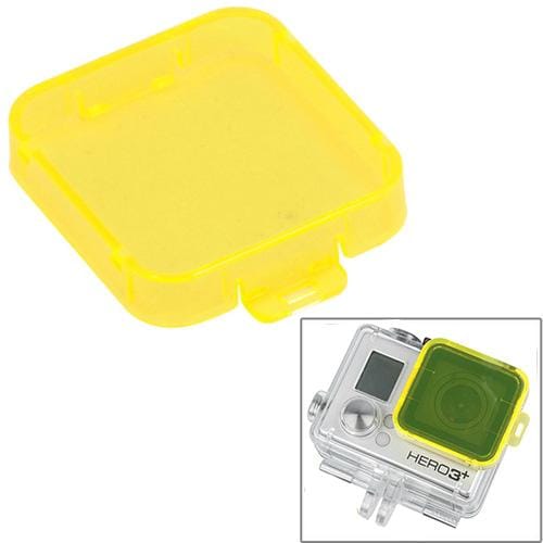 Snap-on Dive Filter Housing for GoPro Hero 4 / 3+, ST-132 (Yellow)