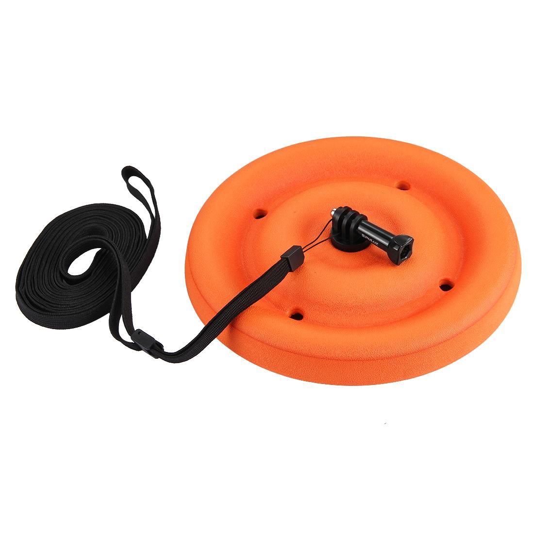 PULUZ EVA Floaty Pet Flying Disc Mount with Tripod Adapter & Long Screw for GoPro HERO6 /5 /5 Session /4 Session /4 /3+ /3 /2 /1, Xiaoyi and Other Action Cameras