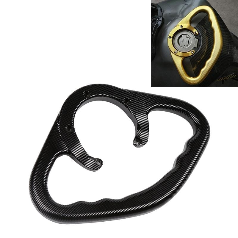 MT07 Modified CNC Fuel Tank Handrail MT09 Universal Fuel Tank Cap Handrail for Yamaha Series (Black)