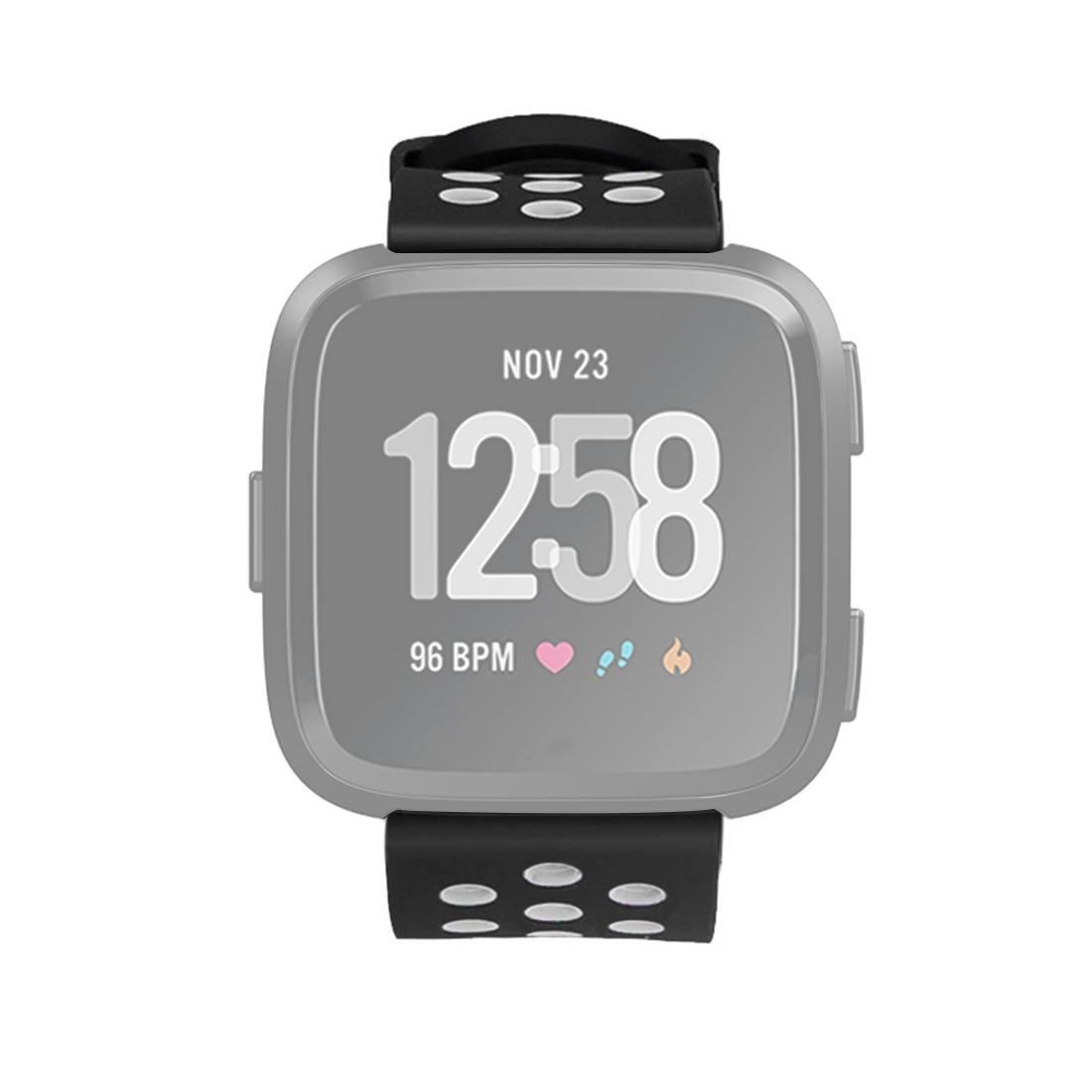 For Fitbit Versa Simple Fashion Silicone Watch Strap (Yellow)