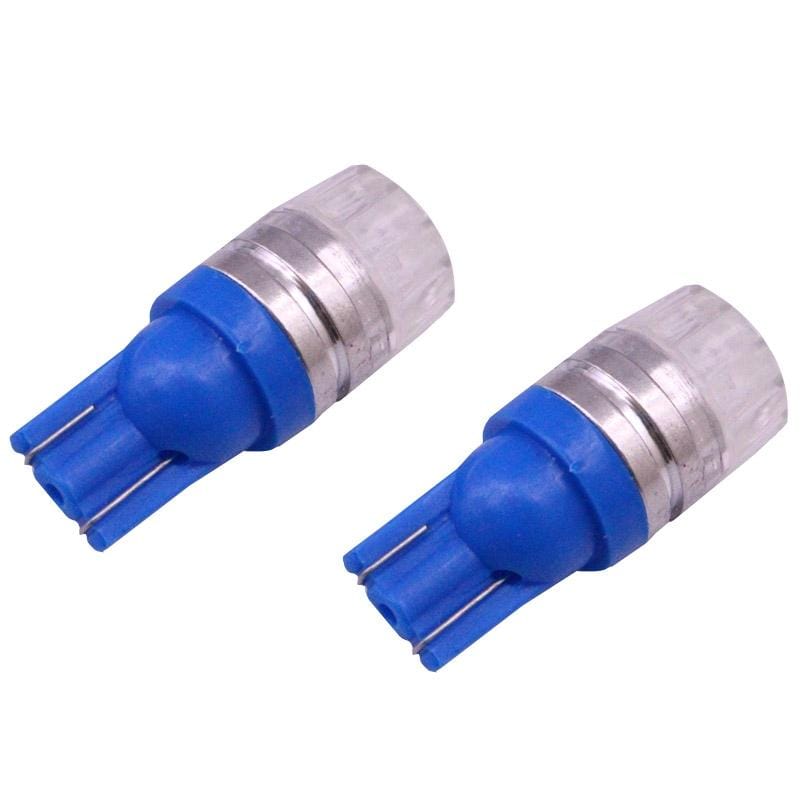 2 PCS T10 1.5W 60LM 1 LED Dark Blue COB LED Brake Light for Vehicles, DC12V (White)