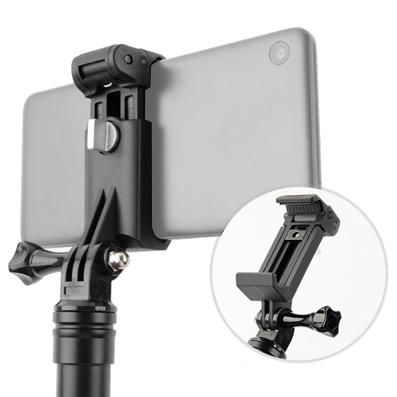 Selfie Sticks Monopods Mount Phone Clamp for iPhone, Samsung, HTC, Sony, LG and other Smartphones, Clip Range: 6-9cm (Black)