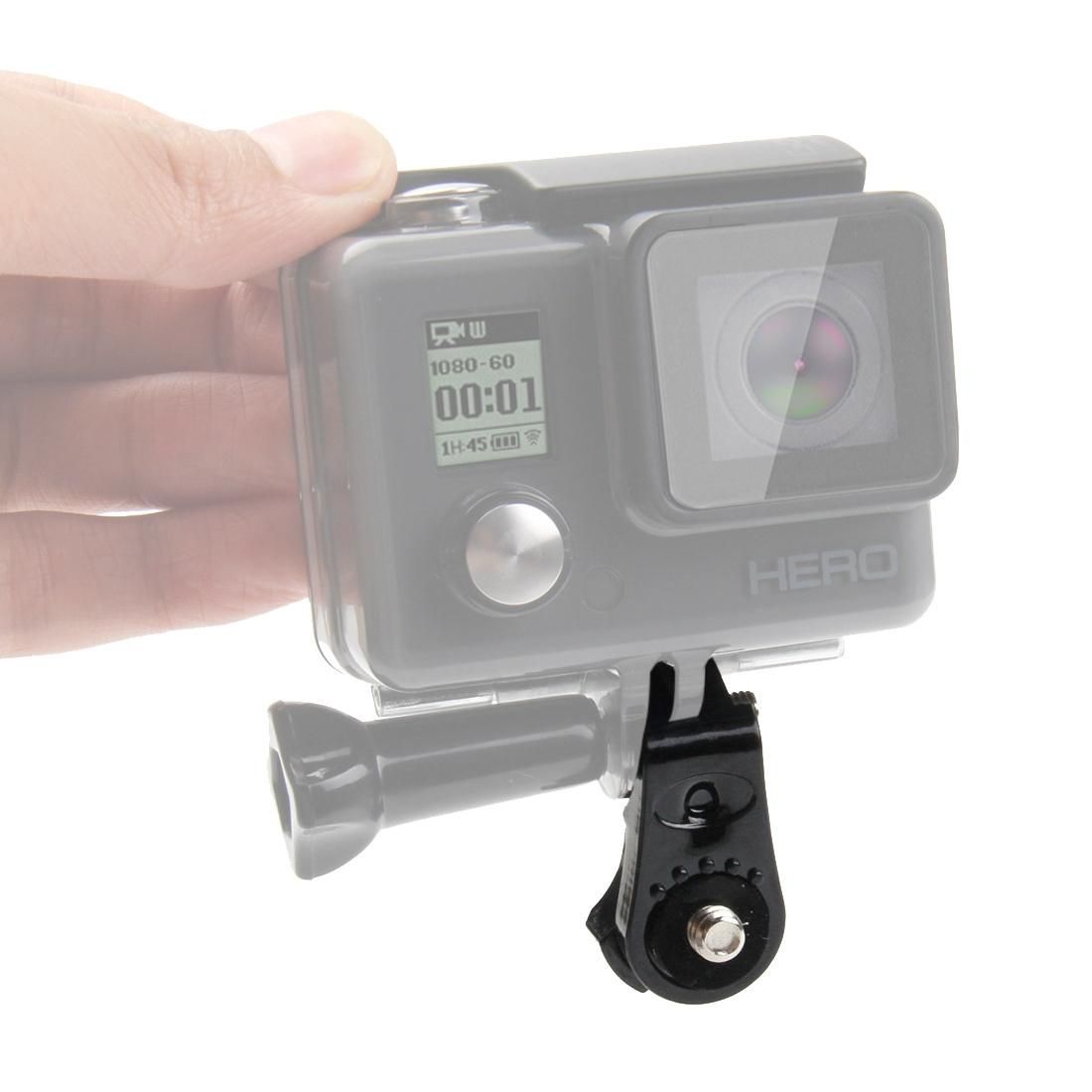 PULUZ Screw Tripod Mount Connecting Adapter for GoPro HERO6 /5 /5 Session /4 Session /4 /3+ /3 /2 /1, Xiaoyi and Other Action Cameras (Black)