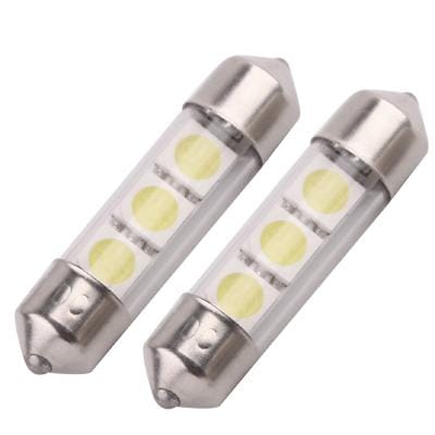 36mm Super White 3 LED Car Bulb Reading Light