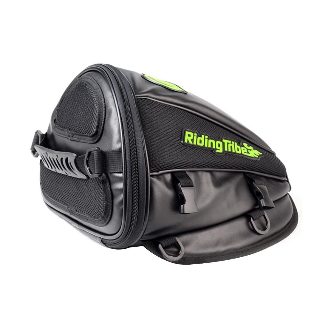G-XZ-017 Multi-functional Motorcycle Tail Bag Microfiber Leather Rear Seat Bag