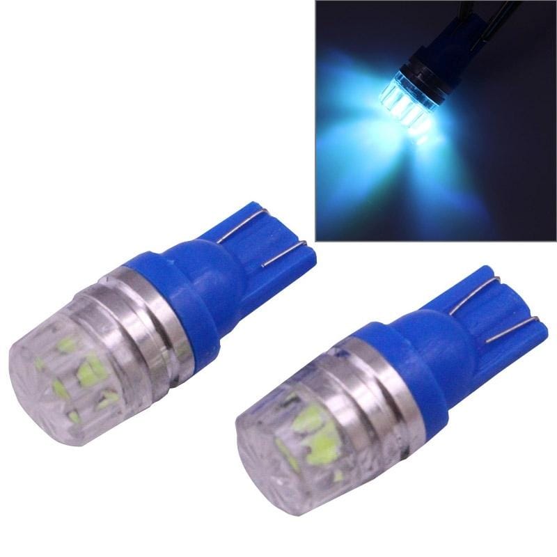 2 PCS T10 1.5W 60LM 1 LED Dark Blue COB LED Brake Light for Vehicles, DC12V (Dark Blue)