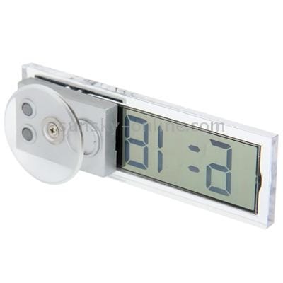 K-033 LCD Auto Clock with Sucker