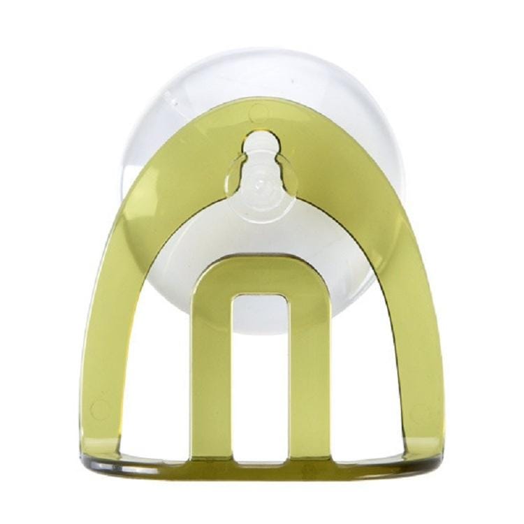 Sink Drain Suction Cup Sponge Soap Shelf Storage Rack, Size:7�7cm (Green)
