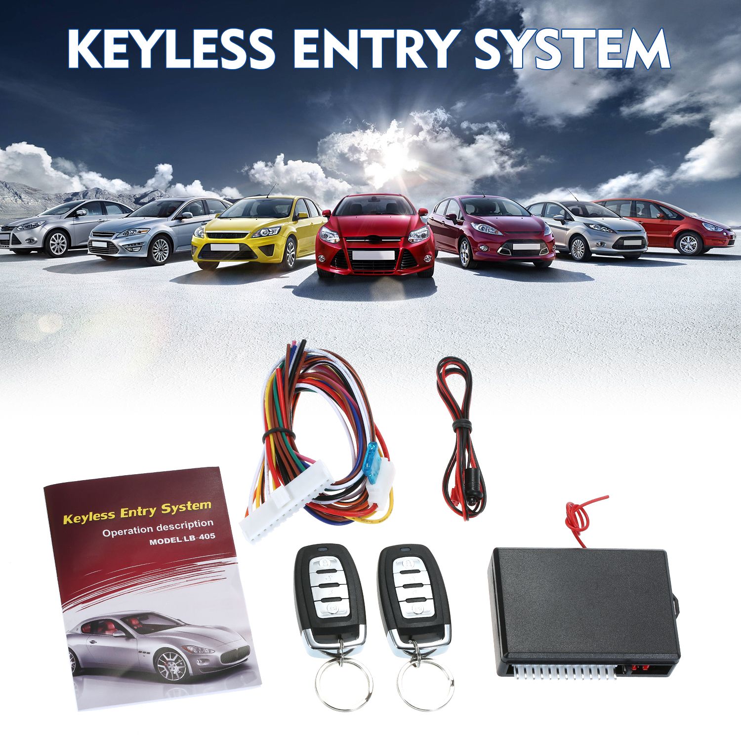 Universal Car Remote Central Kit Locking Keyless Entry