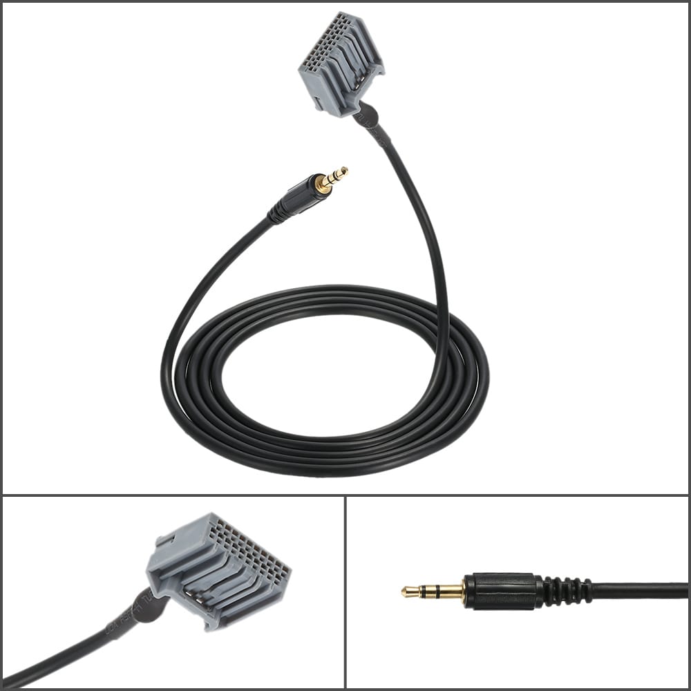 KKmoon 3.5 mm Input Aux Cable Line Audio Adapter for Honda