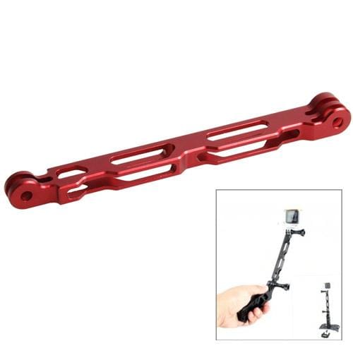 TMC CNC Aluminum Extender for GoPro Hero 4 / 3+ / 3, Length: 16cm (Red)