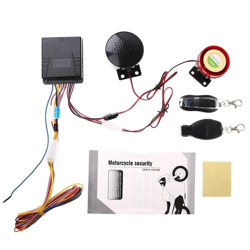 FEYCH Dual Loudspeaker Motorcycle Anti-theft Security Remote Voice Alarm