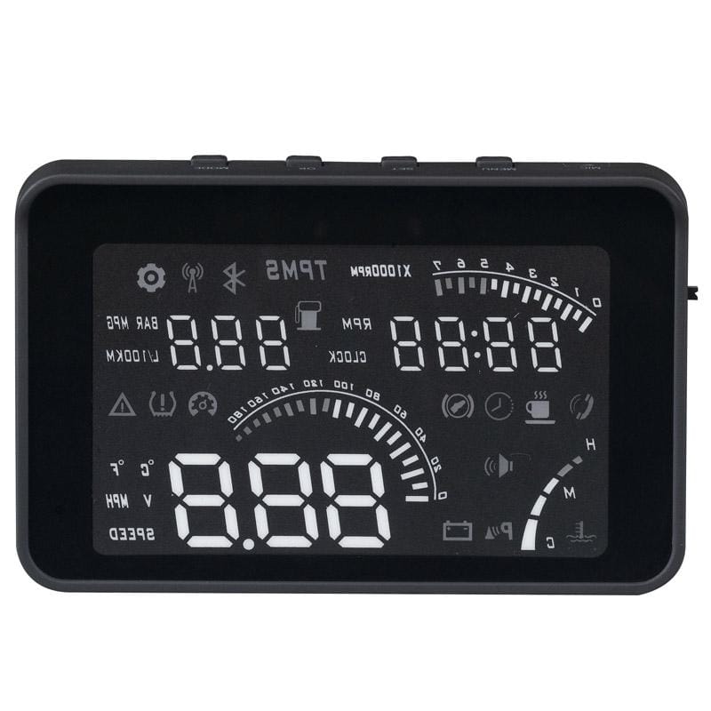W03BT 4.0 inch Bluetooth Smart Car HUD Vehicle-mounted Head Up Display Fuel Consumption Color LED