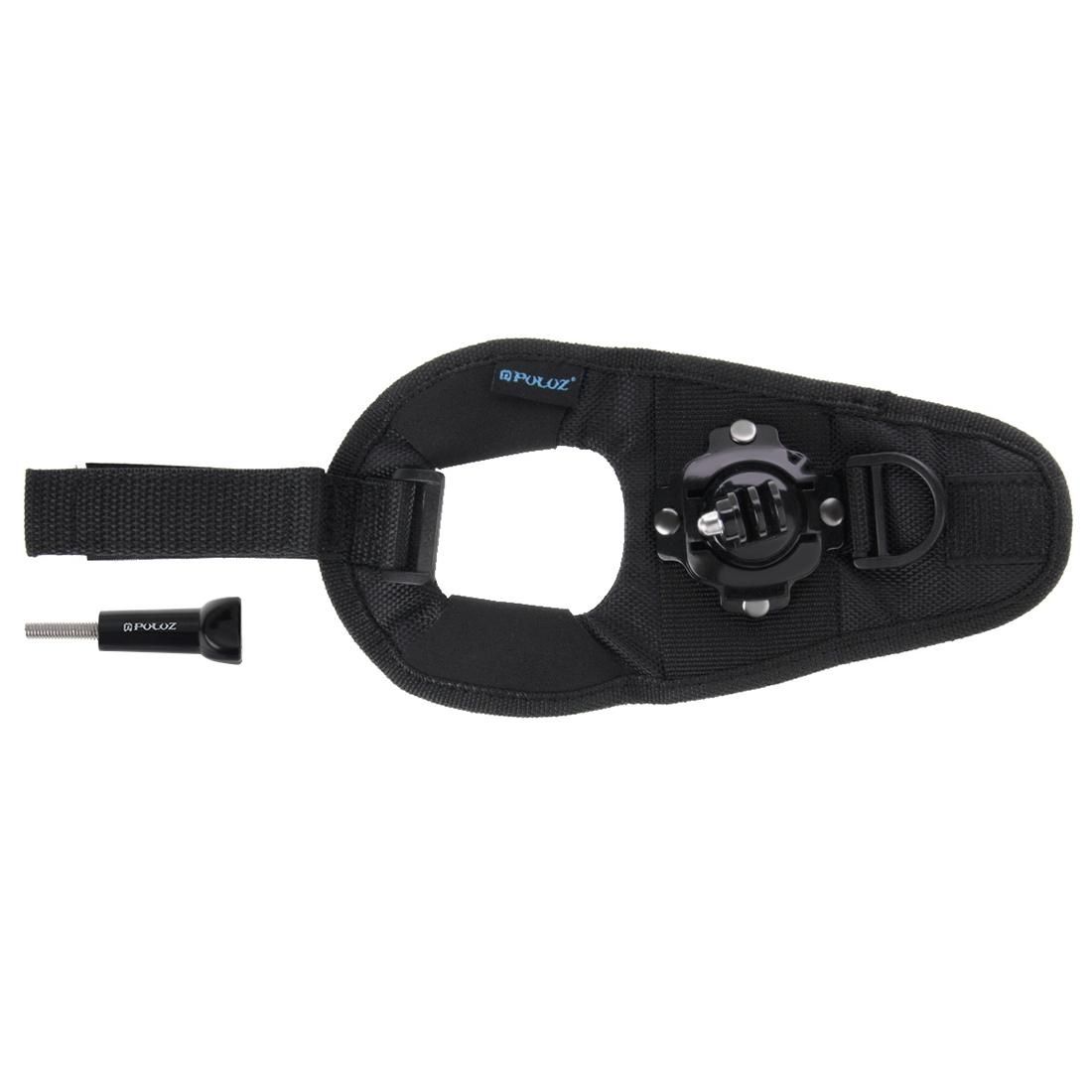 PULUZ 360 Degree Rotation Glove Style Palm Strap Mount Band for GoPro HERO9 Black / HERO8 Black / HERO7 /6 /5 /5 Session /4 Session /4 /3+ /3 /2 /1, Xiaoyi and Other Action Cameras (Style2)