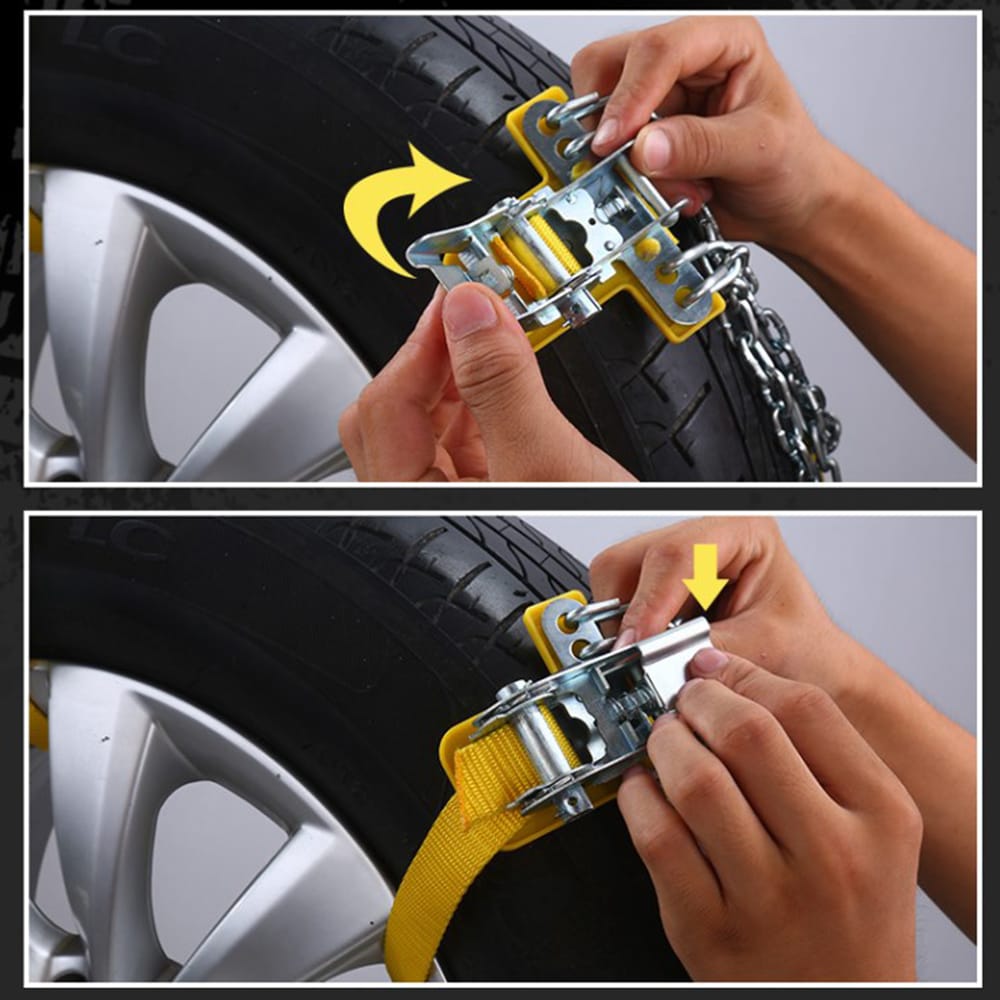 Snow Tire Chains for Car Truck SUV Anti-Skid Emergency - M