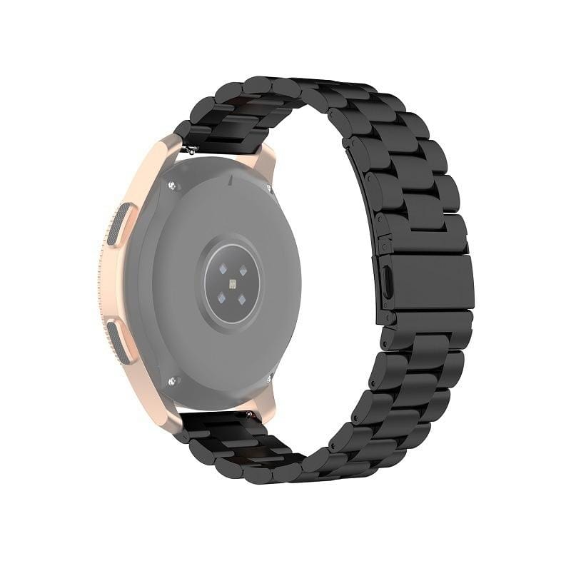 For Xiaomi MI/Huawei Glory S1 Three Beads Stainless Steel Watch Wrist Strap 18mm (Colourful)