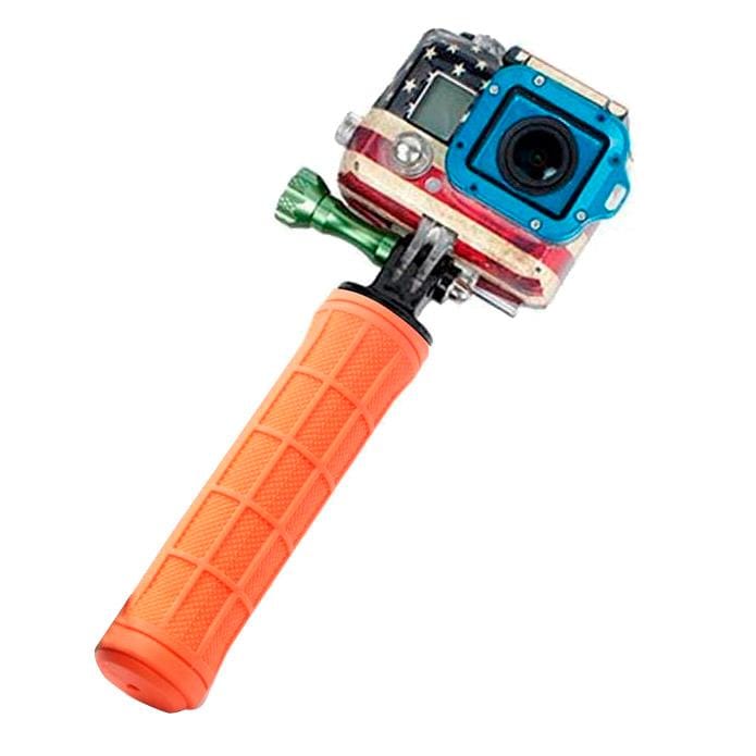 ST-165 Stabilizer Grip / Self-Timer Bracket for GoPro  NEW HERO /HERO6   /5 /5 Session /4 Session /4 /3+ /3 /2 /1, Xiaoyi and Other Action Cameras (Orange)