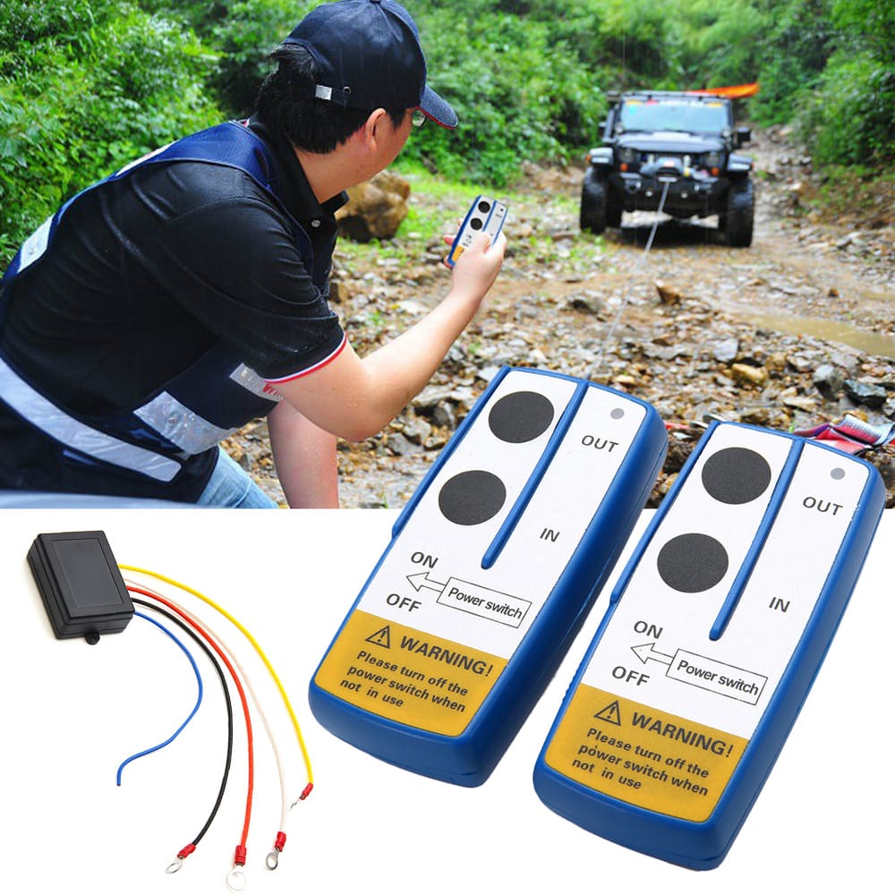 Universal  12V 50ft Wireless Console Winch Remote Control