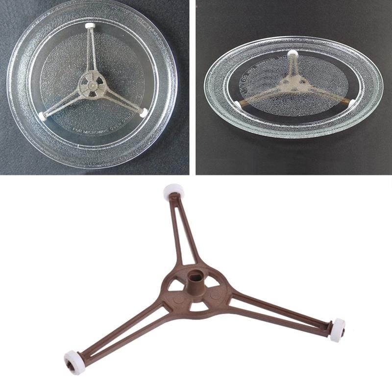 Microwave Parts Triangle Shaped Tray Flat Glass Plate for Microwave Oven