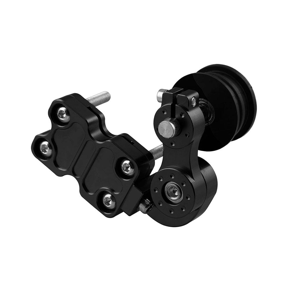 HC154 Motorcycle Modified Accessories Universal Aluminum Alloy Chain Adjuster (Silver)