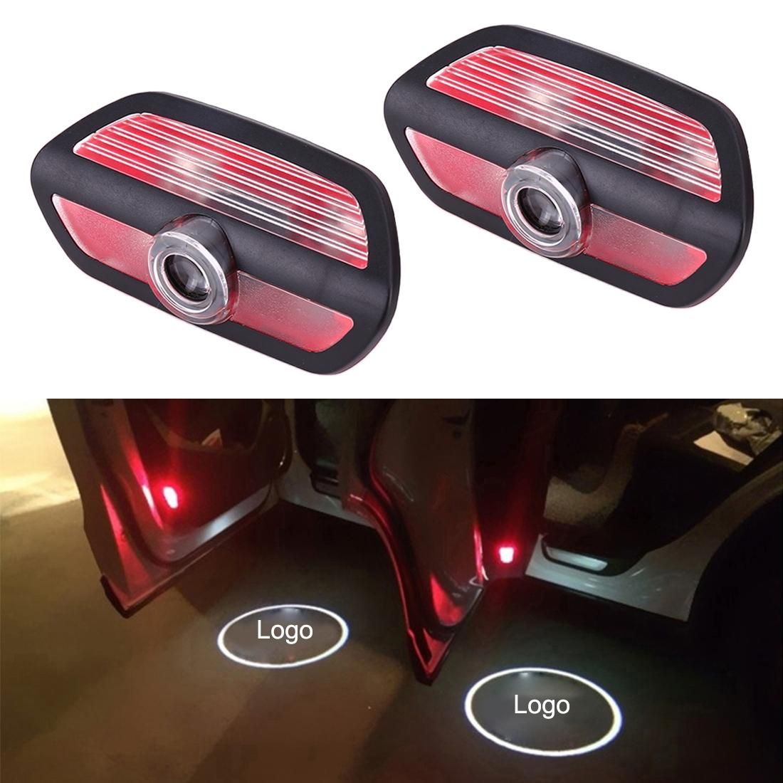 2 PCS LED Car Door Welcome Logo Car Brand Shadow Lights for Mercedes Benz / Mabach