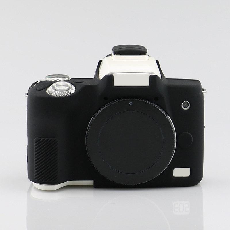 Richwell  Silicone Armor Skin Case Body Cover Protector for Canon EOS M50 Body Digital Camera (Red)