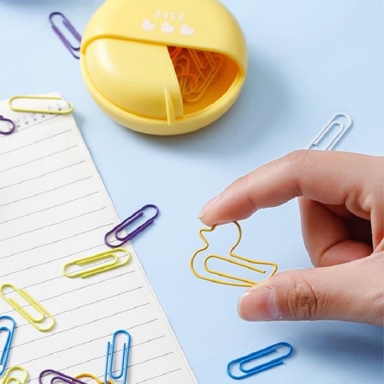 2 PCS Creative Cute Cartoon Paper Clip Colorful Girl Clothes Hanging Paper Clip Hanger Paper Clip (Macaron yellow)