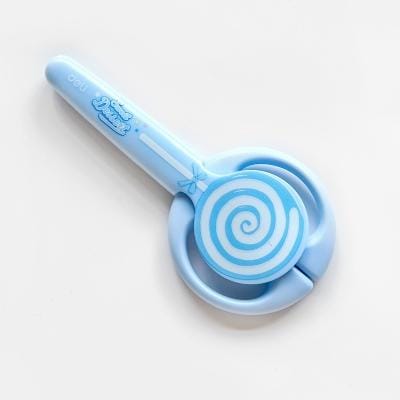 Sweet Lollipop Portable Scissors Home Furnishing Tool DIY School Office Supplies (Blue)