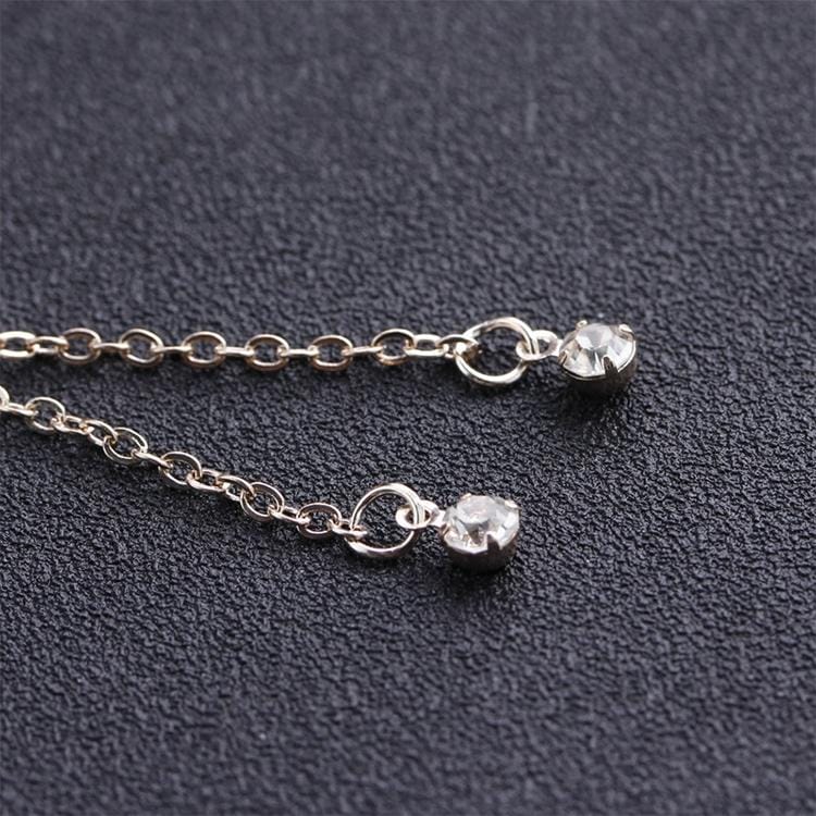 Butterfly Pendant Anklets Foot Chain Summer Yoga Beach Leg Bracelet Handmade Anklet Rose Gold Silver Color Jewelry (Silver)