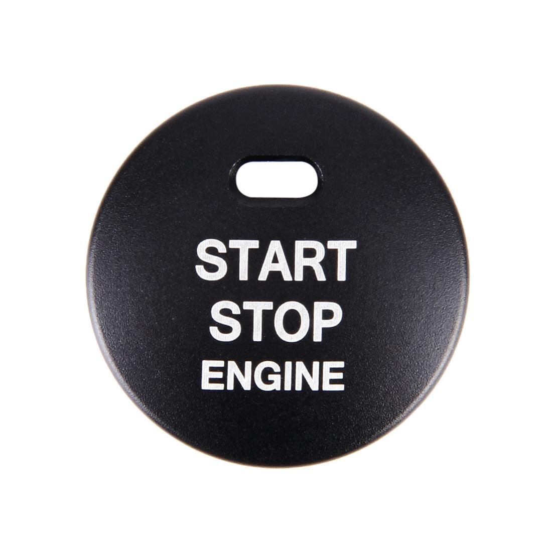 3D Aluminum Alloy Engine Start Stop Push Button Cover Trim Decorative Sticker for Mazda (Silver)