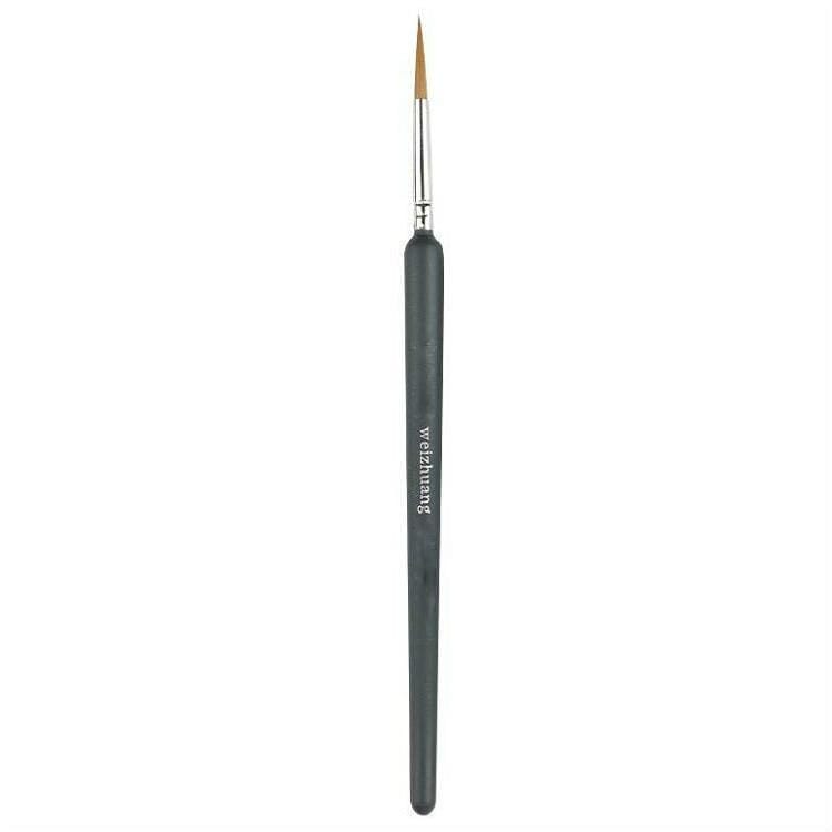 10 PCS 2 WeiZhuang Hook Line Pen Painting Hand-painted Watercolor Wolf Mint Hook Line Pen Painting Stroke Thin Line Brush, Color:Dark Blue
