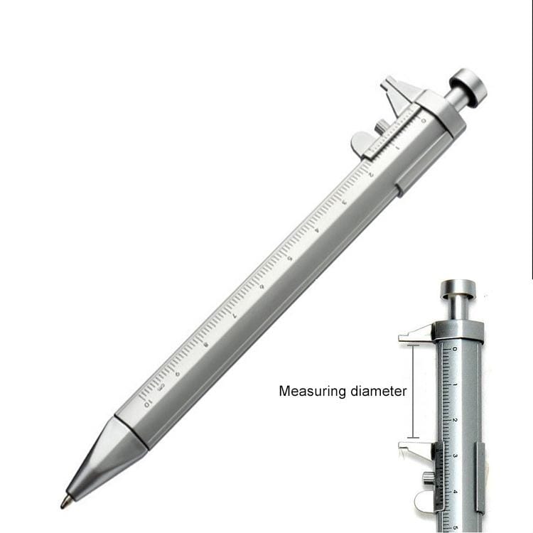 20 PCS Ballpoint Ruler Gifts Student Stationery Office Writing Pen (Black)