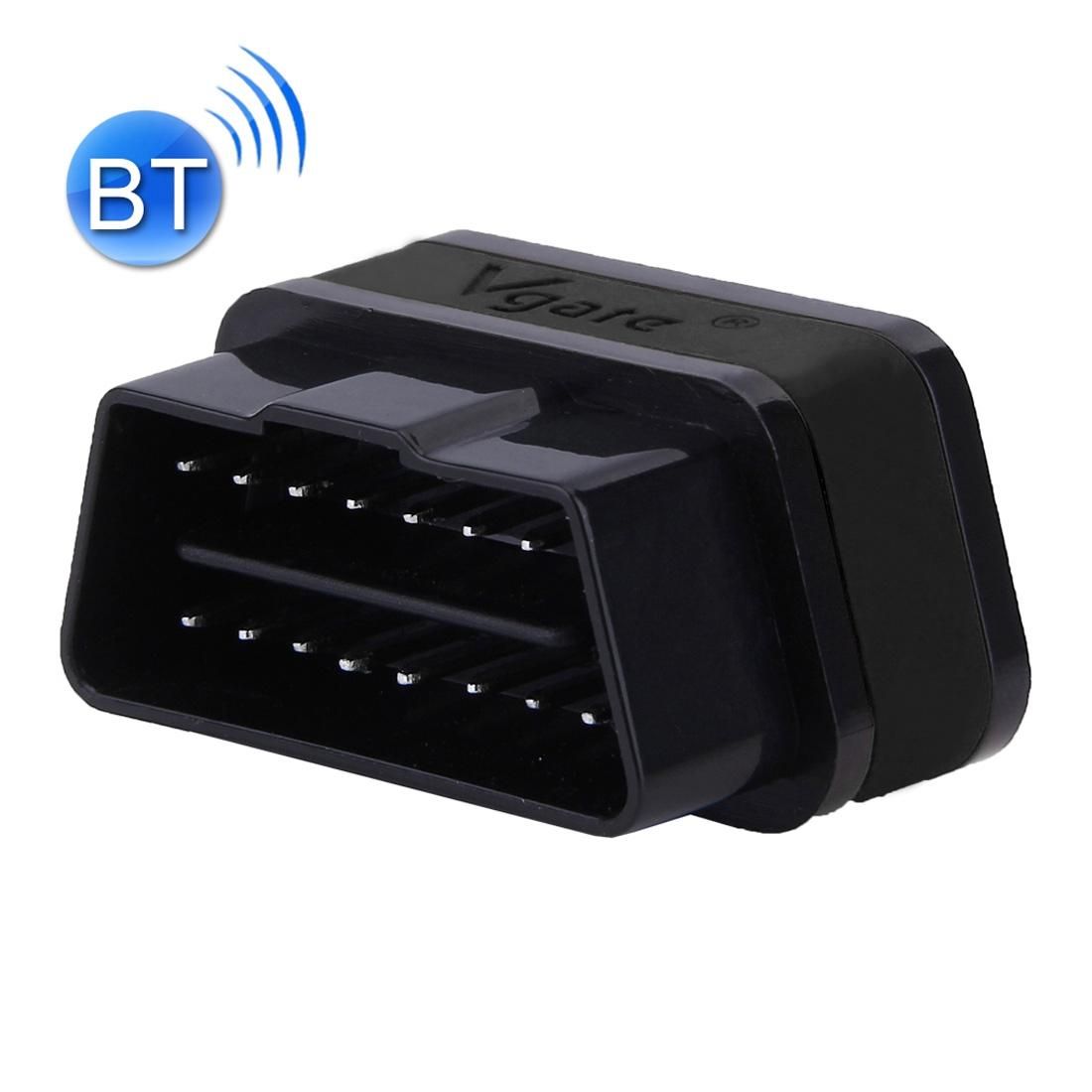 Vgate iCar II Super Mini ELM327 OBDII Bluetooth V3.0 Car Scanner Tool, Support Android OS, Support All OBDII Protocols (Black)