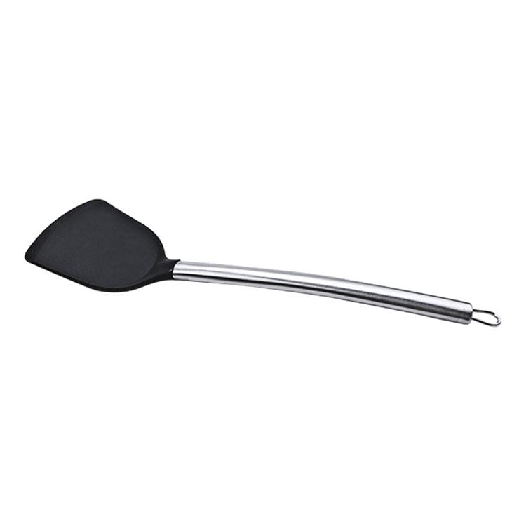 kn605 Stainless Steel Handle Silicone Slice High Temperature Resistance Cooking Slice (Red)