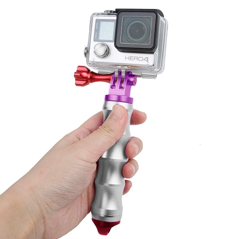 TMC HR295 Module Aluminum Grip for GoPro Hero4 / 3+ / 3, SJ4000, Xiaomi Yi Sport Camera (Silver)