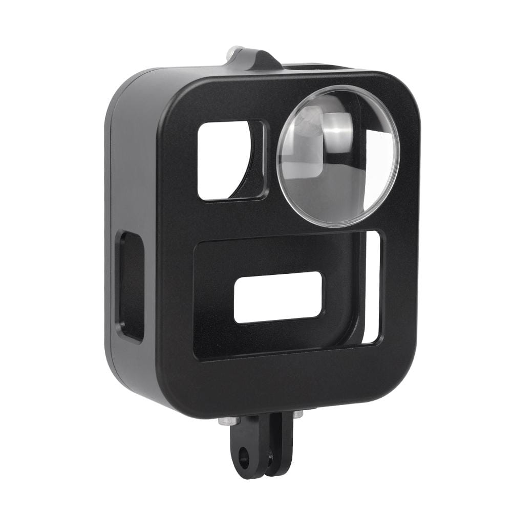 PULUZ Housing Shell CNC Aluminum Alloy Protective Cage for GoPro Max (Black)